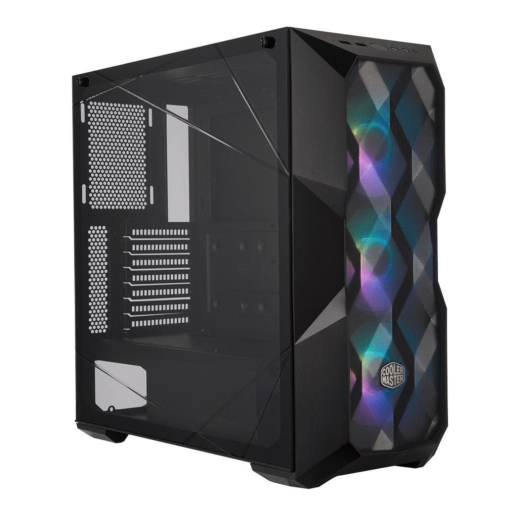 Gabinete Gamer Hayom, Mid Tower, ATX, Matx, Mini-itx, Lateral Em Vidro Temperado, 3 Fans RGB, Mesh Frontal