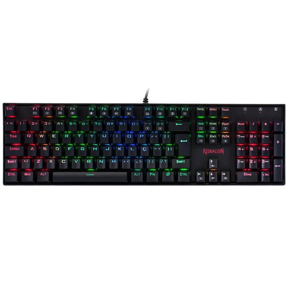 Teclado Mecânico RGB Switch Blue